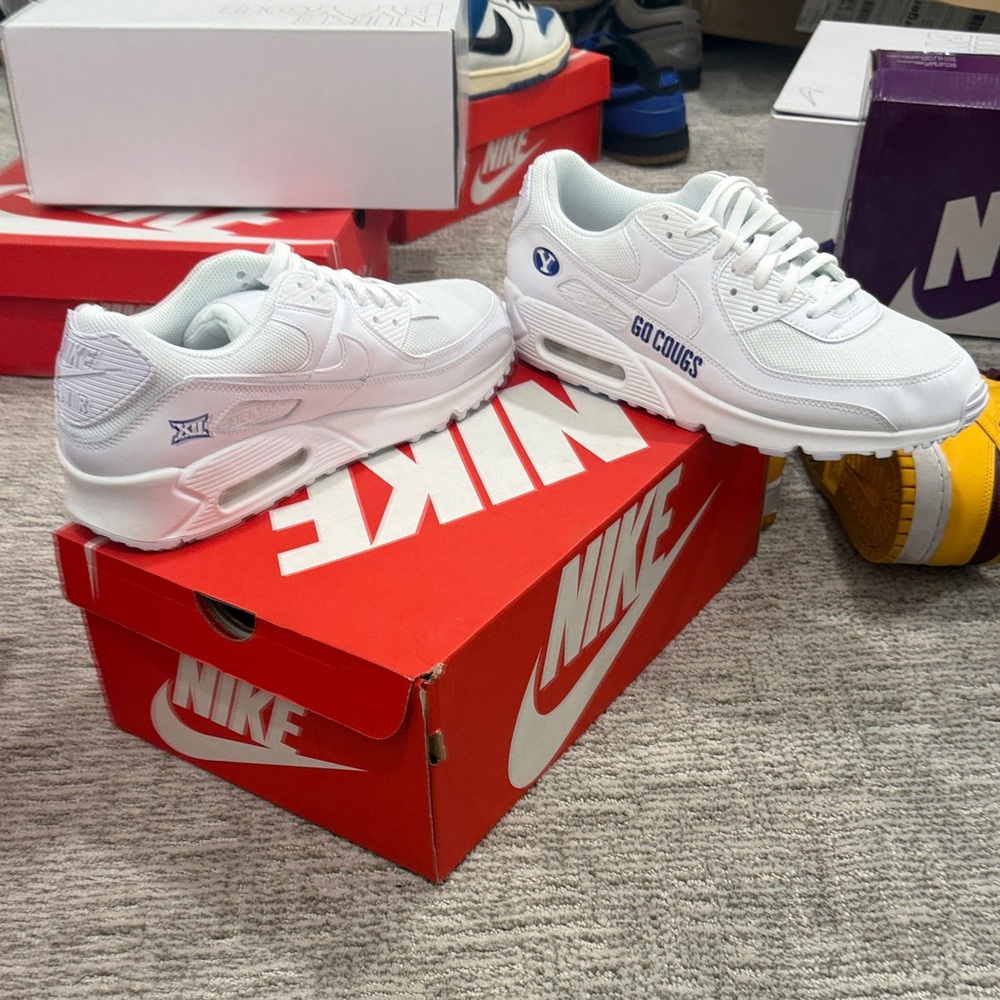 Rare Costume Air Max 90 BYU Big 12 Celebration. Brand New.